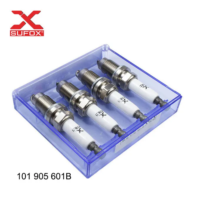 101 905 601b Iridium OEM Logo Spark Plug for Volkswagon Scoda Fr7hc+