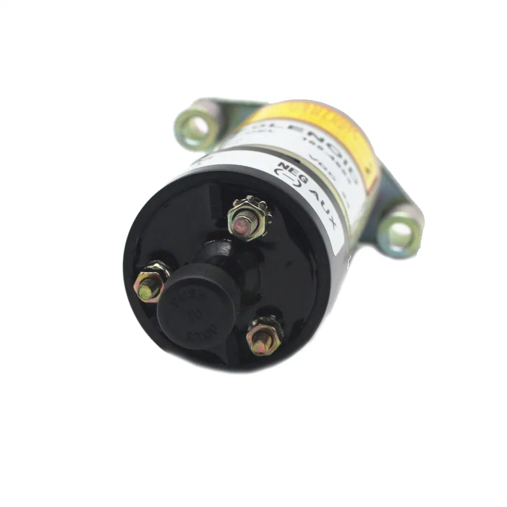155-4653 24V/12V Engine Fuel Shutdown Stop Solenoid Shutoff Solenoid for Caterpillar E330b E330c E330 3306