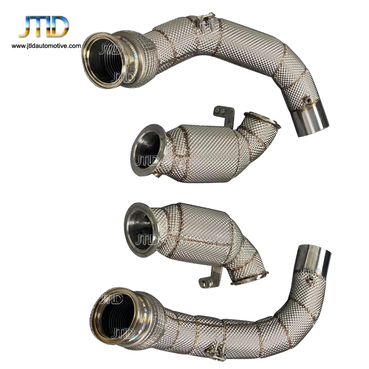 304 Stainless Steel Exhaust Pipe Car Exhaust Downpipe for BMW F90 M5 F91 F92 M8