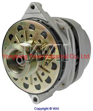 7966 Alternator 140 AMP/12 Volt, Cw, 6-Groove Pulley, 02: 00 Plug Clock•   Delco CS144 Late IR/Ef