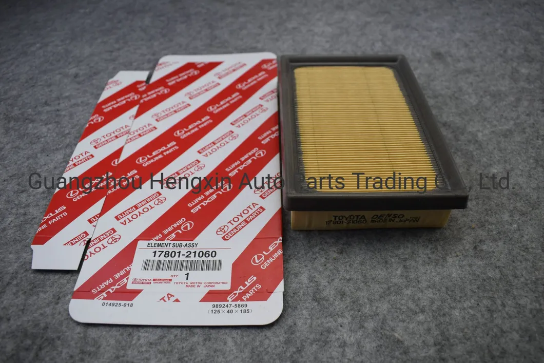 Air Filter Spare Part 17801-21060 for Toyota