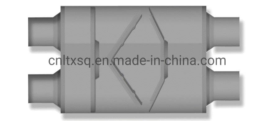 Aluminized/Stainless Steel Universal Car Performance Chamber Auto Exhaust Muffler
