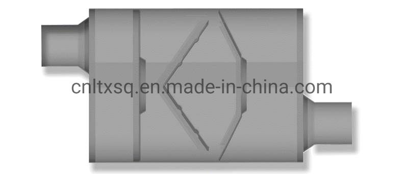 Aluminized/Stainless Steel Universal Car Performance Chamber Auto Exhaust Muffler