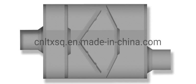 Aluminized/Stainless Steel Universal Car Performance Chamber Auto Exhaust Muffler
