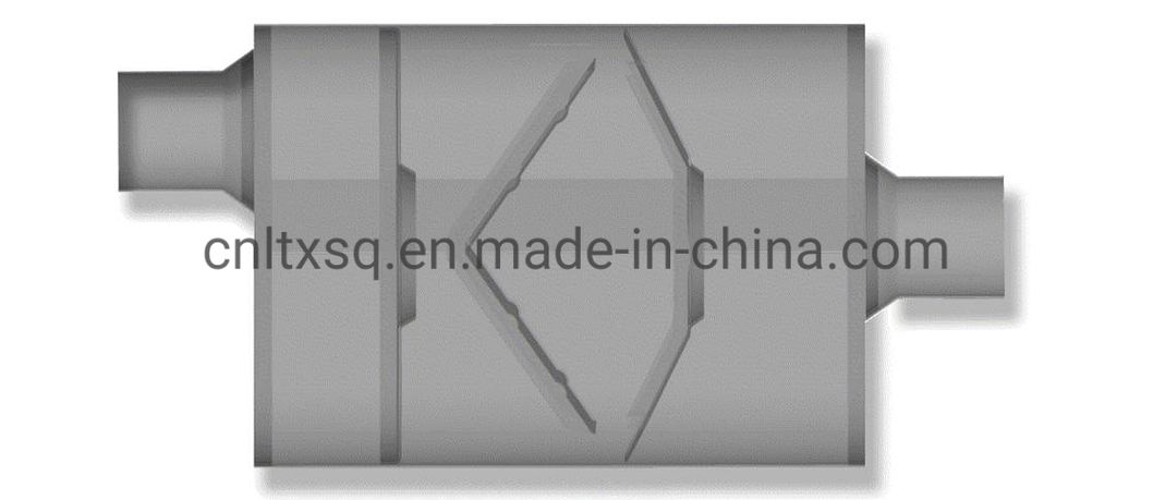 Aluminized/Stainless Steel Universal Car Performance Chamber Auto Exhaust Muffler