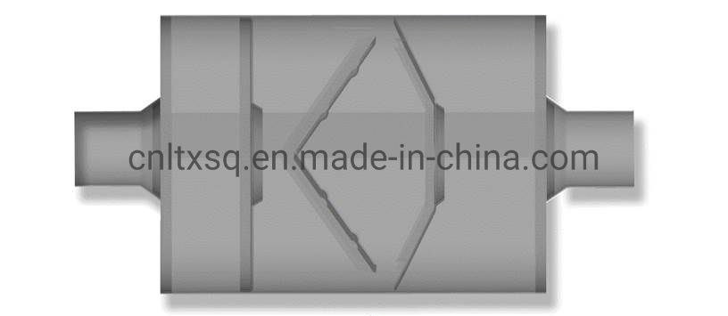 Aluminized/Stainless Steel Universal Car Performance Chamber Auto Exhaust Muffler