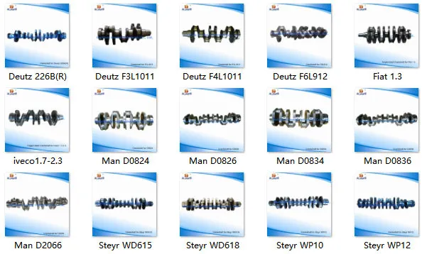 Auto Parts Forged Steel Crankshaft for Man D2066 51021010673