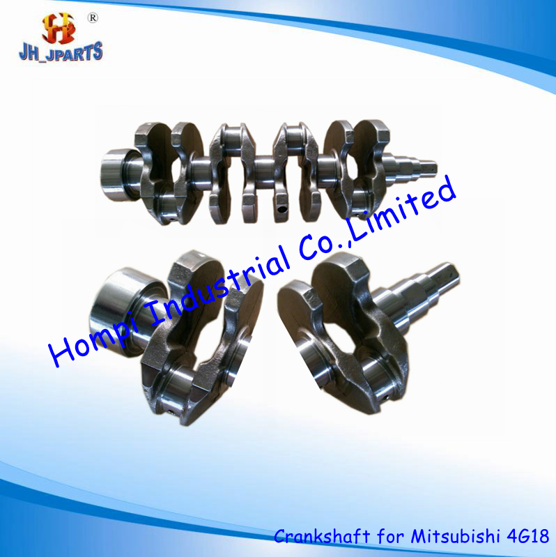 Auto Parts Forged Steel Crankshaft for Mitsubishi 4G18 4D56t 4D31/4D32/4m40/4G64/6g72/4D33