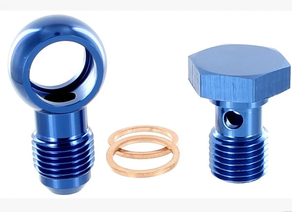 Billet Alloy an 8 8an Male to Fuel Pump Banjo Eye