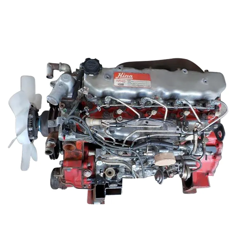 Brand New 4 Cylinders Motor Diesel Engine Assembly W04dengine Long Block for Hino Serie 300 710 Displacement 4009