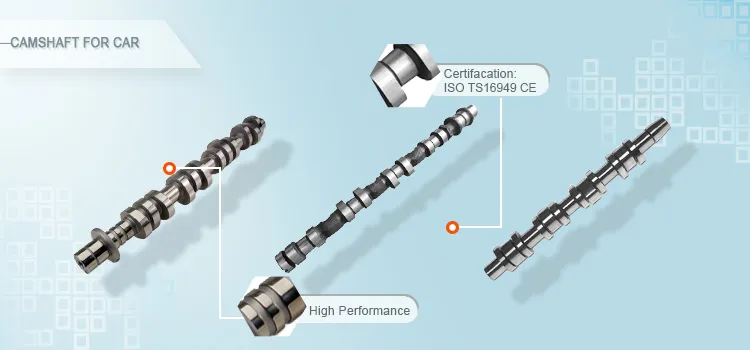 Car Cam Shaft 4bg1 168f Camshaft for Toyota