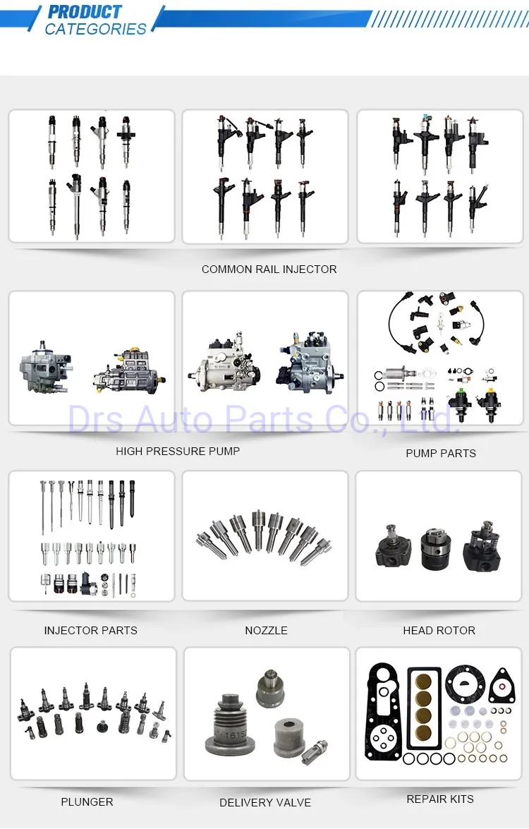 China Made 100% New Injector 0986435501 0445120002 Common Rail Fuel Diesel Injector for Renault/FIAT/Iveco/Peugeot/Citroen