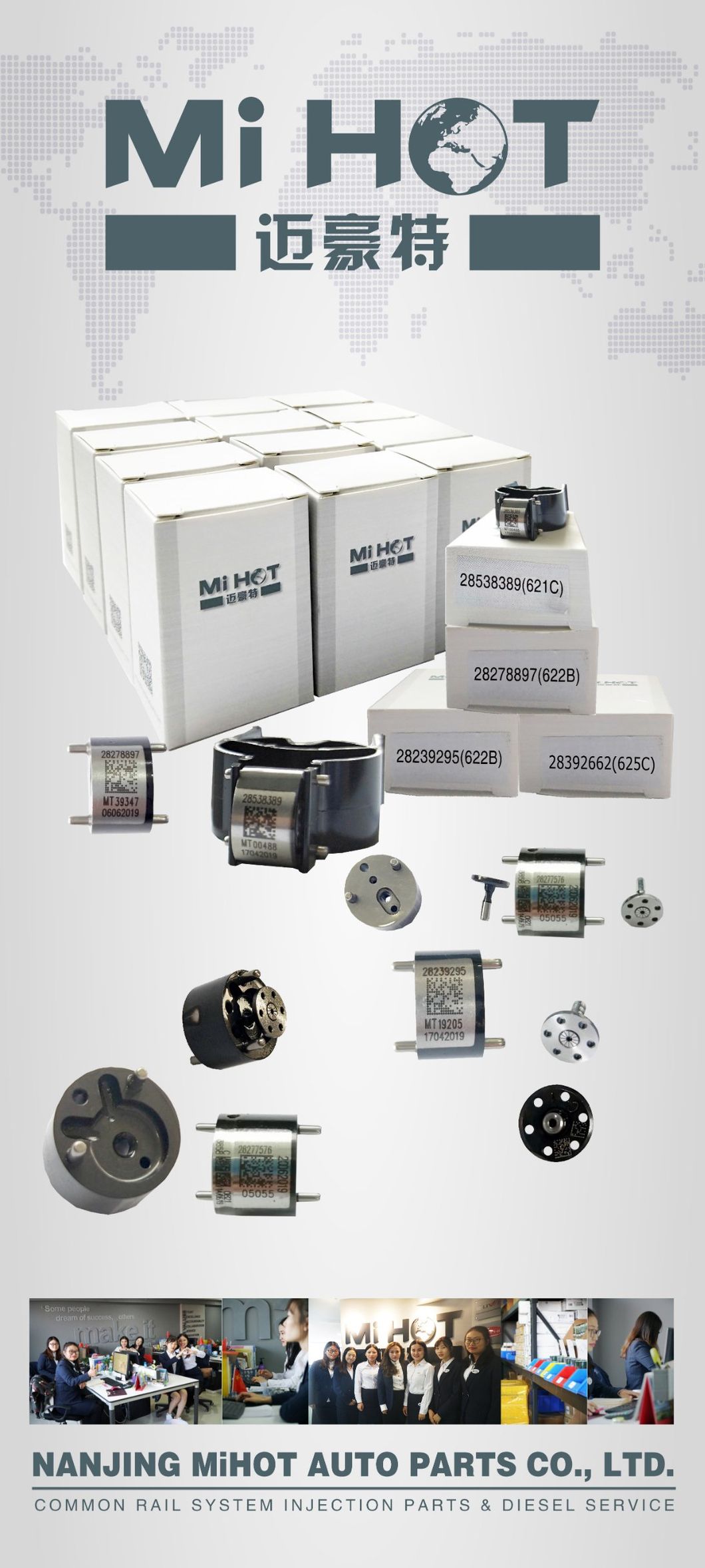 Common Rail Injector Delphi Solenoid Valve Actuator 7206-0379