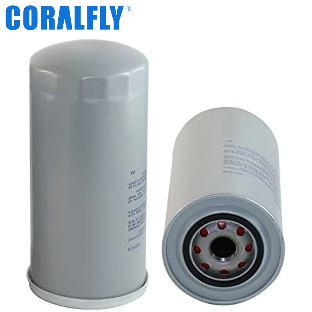 Coralfly Lube Spin-on Oil Filter 1907570 P551604 31841701 Lf3346 C-7008 for Donaldson/Benz/Renault/Hengst/Fleetguard/Sakura/Iveco Filter