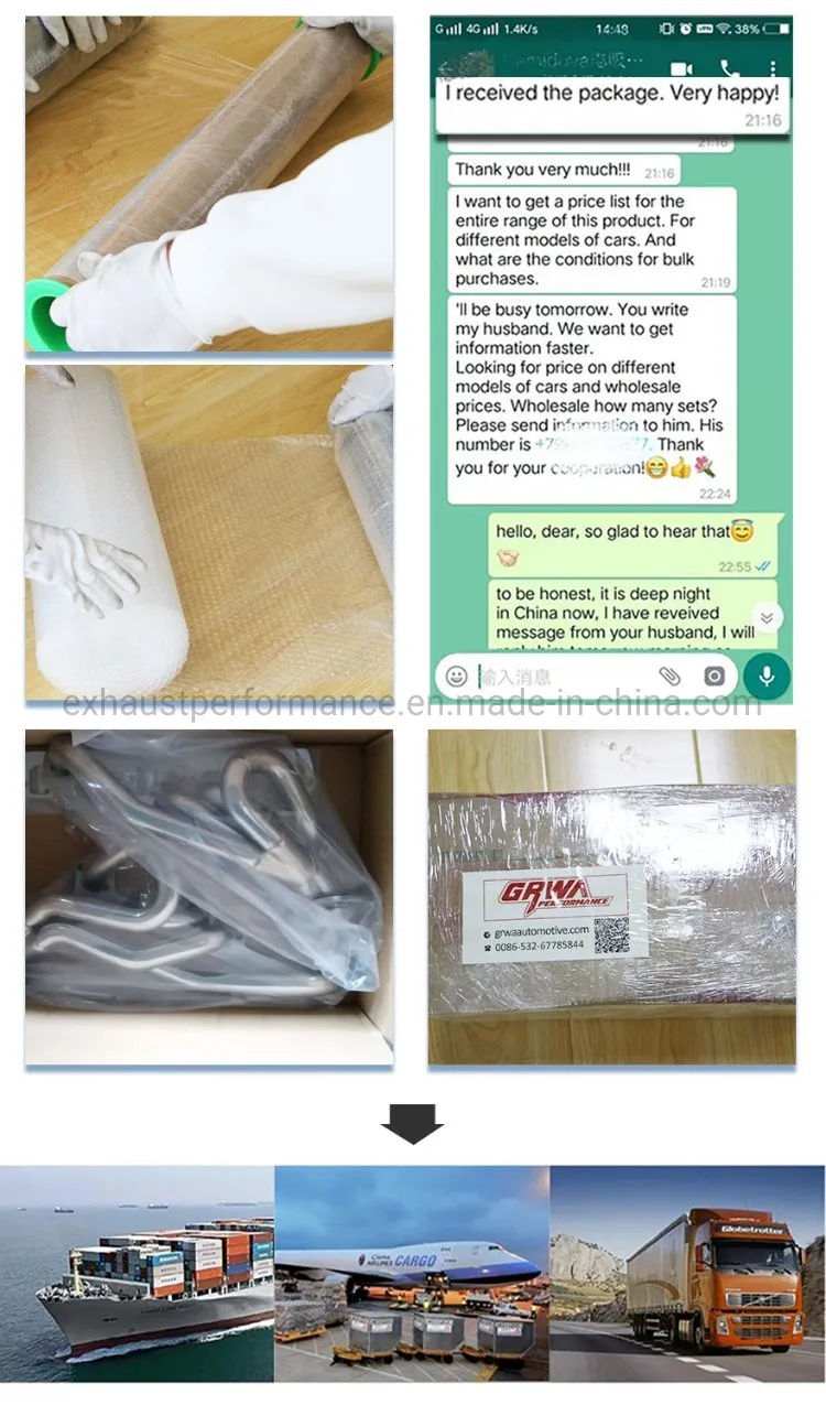 Customizable Stainless Steel High Quality Exhaust Header for Ford F250/F350/F450