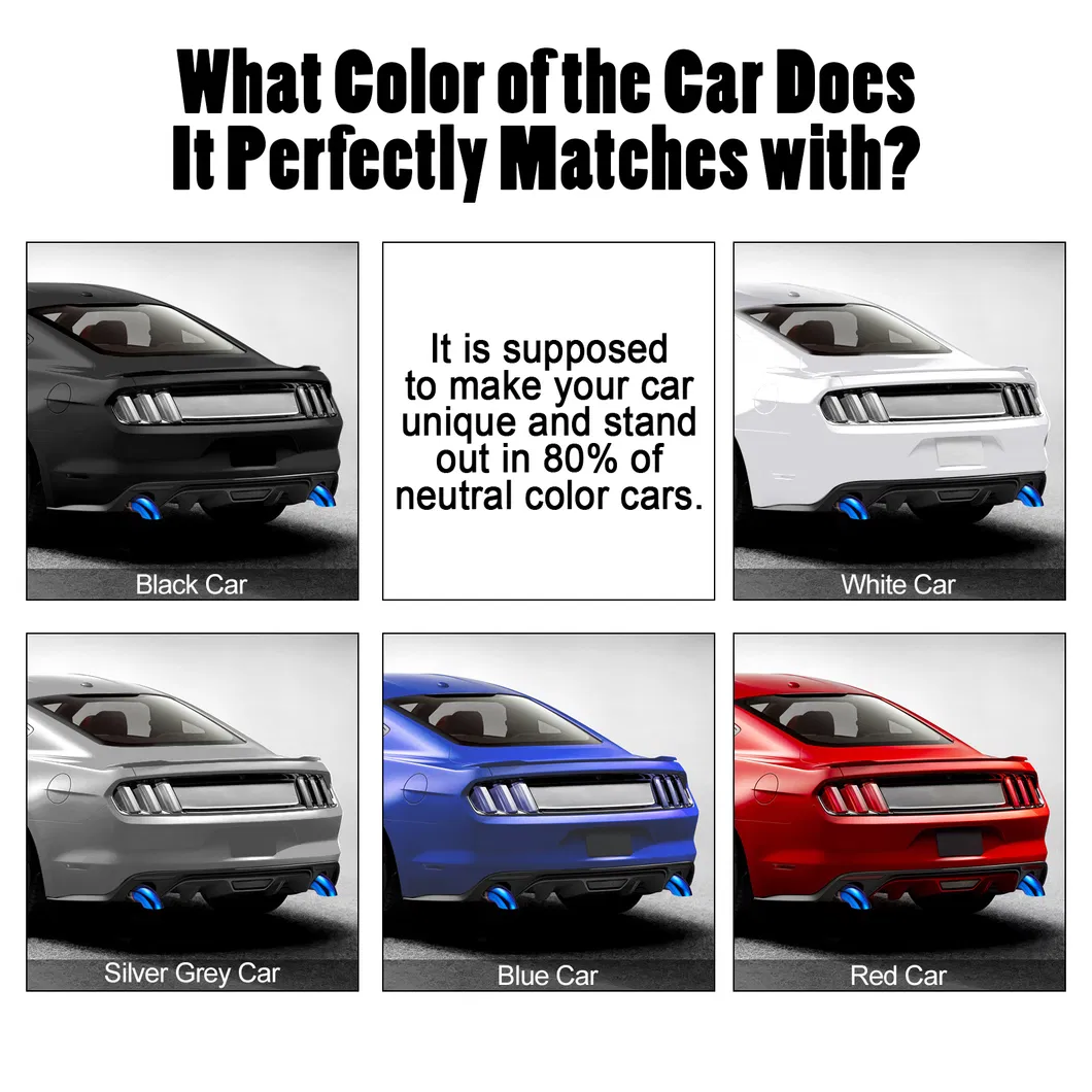 Diesel Exhaust Tip 3.5 Inch Inlet 3.5′′ Outlet 9.5" Long Stainless Steel 304 Bolt on Tailpipe