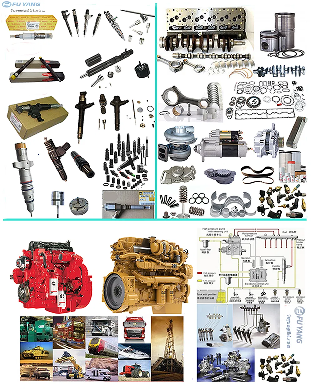 Dongfeng Truck Diesel Engine 6bt 4bt PC200-7 Injector Assembly 3355015 5342352