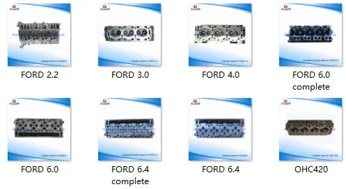 Engine Spare Parts Cylinder Head for Ford Rocam1.6 Xs6e6049ab Wl-T/4hu / 4hv/2.4L 2.4tddi/2.8L V6/