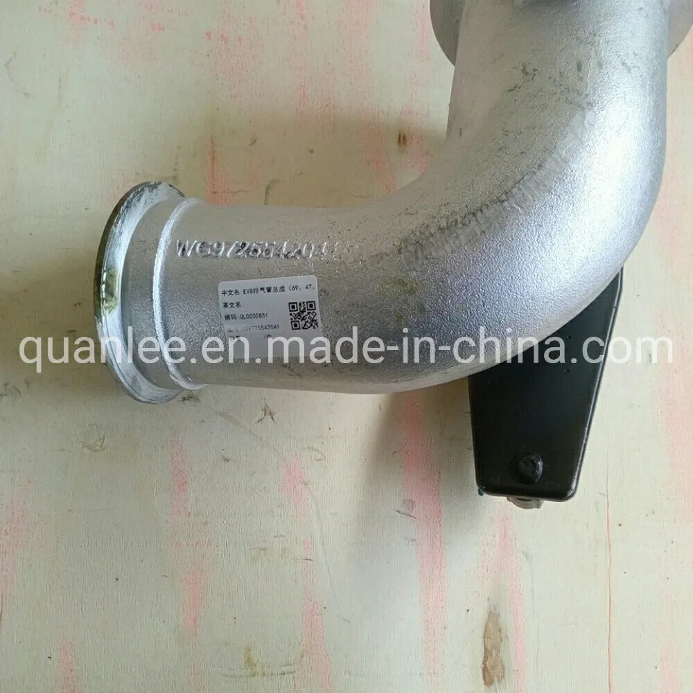 Evb Exhuast Pipe Wg9725542041 for Sinotruck HOWO