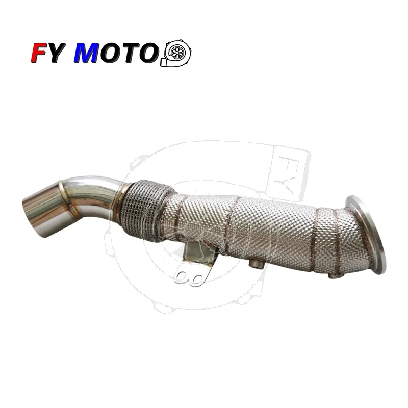 for BMW B58 F30 M240I 340I 440I 540I 740I Drive 2016+ with Heat Shield Exhaust Downpipe