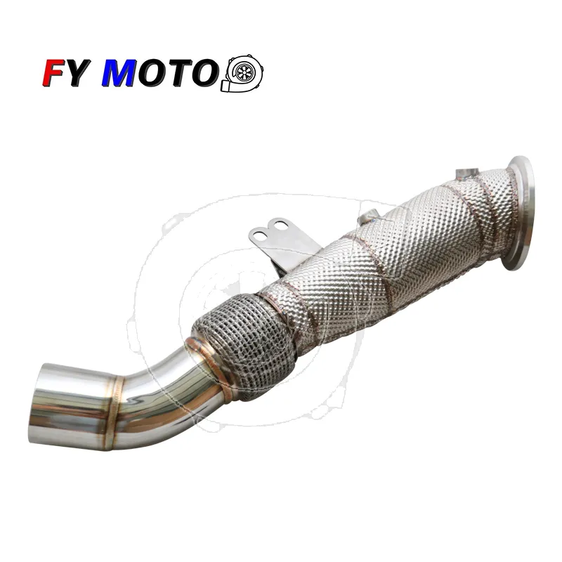 for BMW B58 F30 M240I 340I 440I 540I 740I Drive 2016+ with Heat Shield Exhaust Downpipe