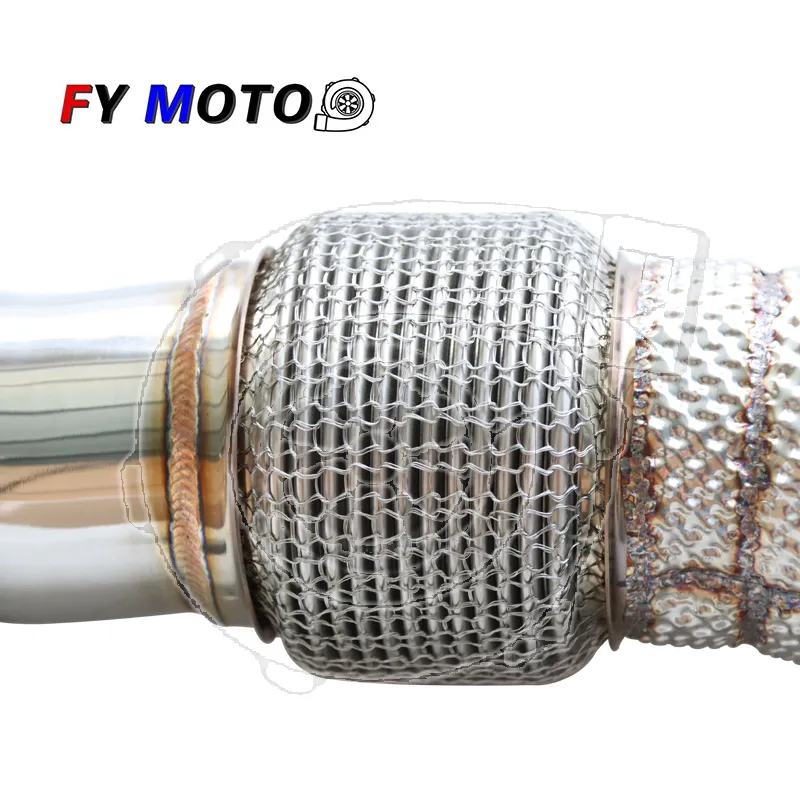 for BMW B58 F30 M240I 340I 440I 540I 740I Drive 2016+ with Heat Shield Exhaust Downpipe