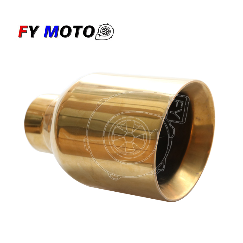 for Universal Golden Exhaust Muffler Tips