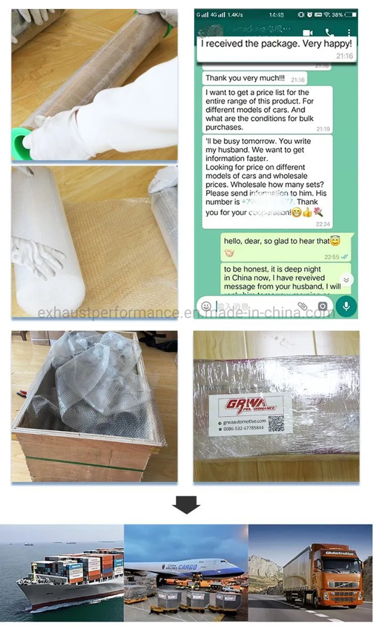 High Performance Titanium Alloy Stainless Steel Exhaust System for Mustang