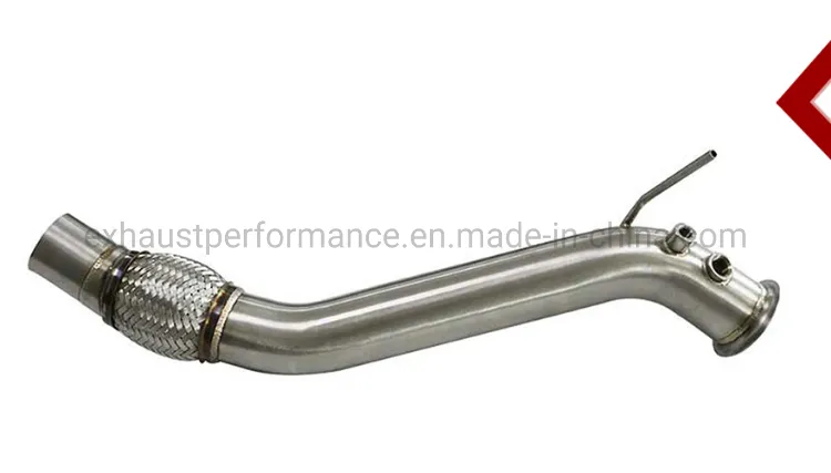 High Quality Brushed Stainless Steel Exhaust Downpipe for BMW 116D 118d 120d 123D Series