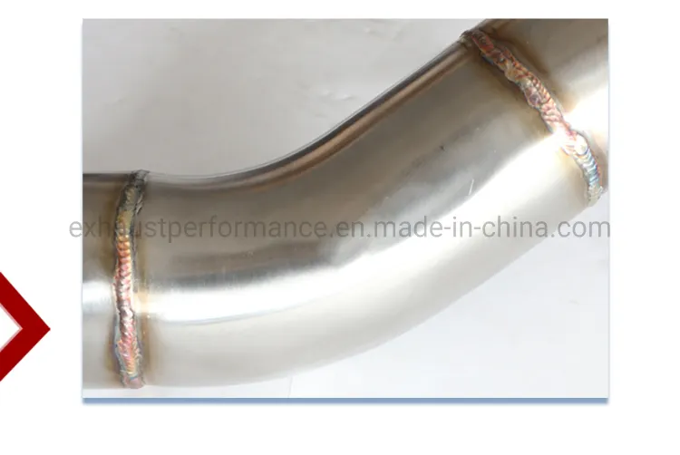 High Quality Brushed Stainless Steel Exhaust Downpipe for BMW 116D 118d 120d 123D Series