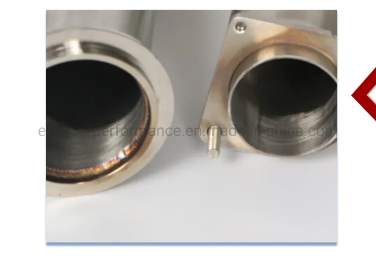 High Quality Brushed Stainless Steel Exhaust Downpipe for BMW 116D 118d 120d 123D Series