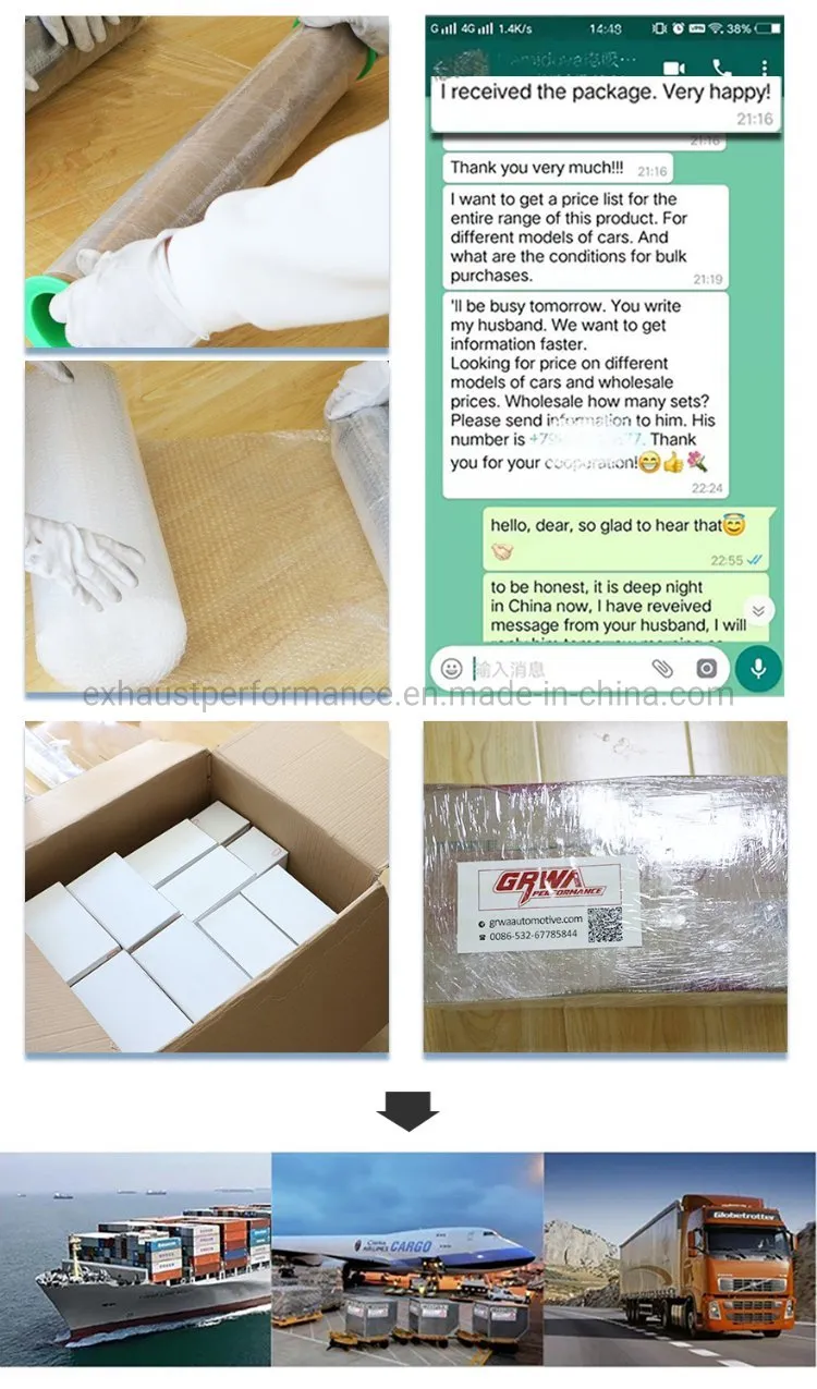 Hot Sale Corrosion Resistant Stainless Steel Exhaust Manifold for BMW