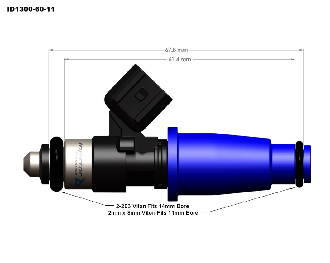 Injector Dynamics ID1300 Fit Denso Acura Nsx Direct Bosch PNP Fuel 1300cc/Min 6