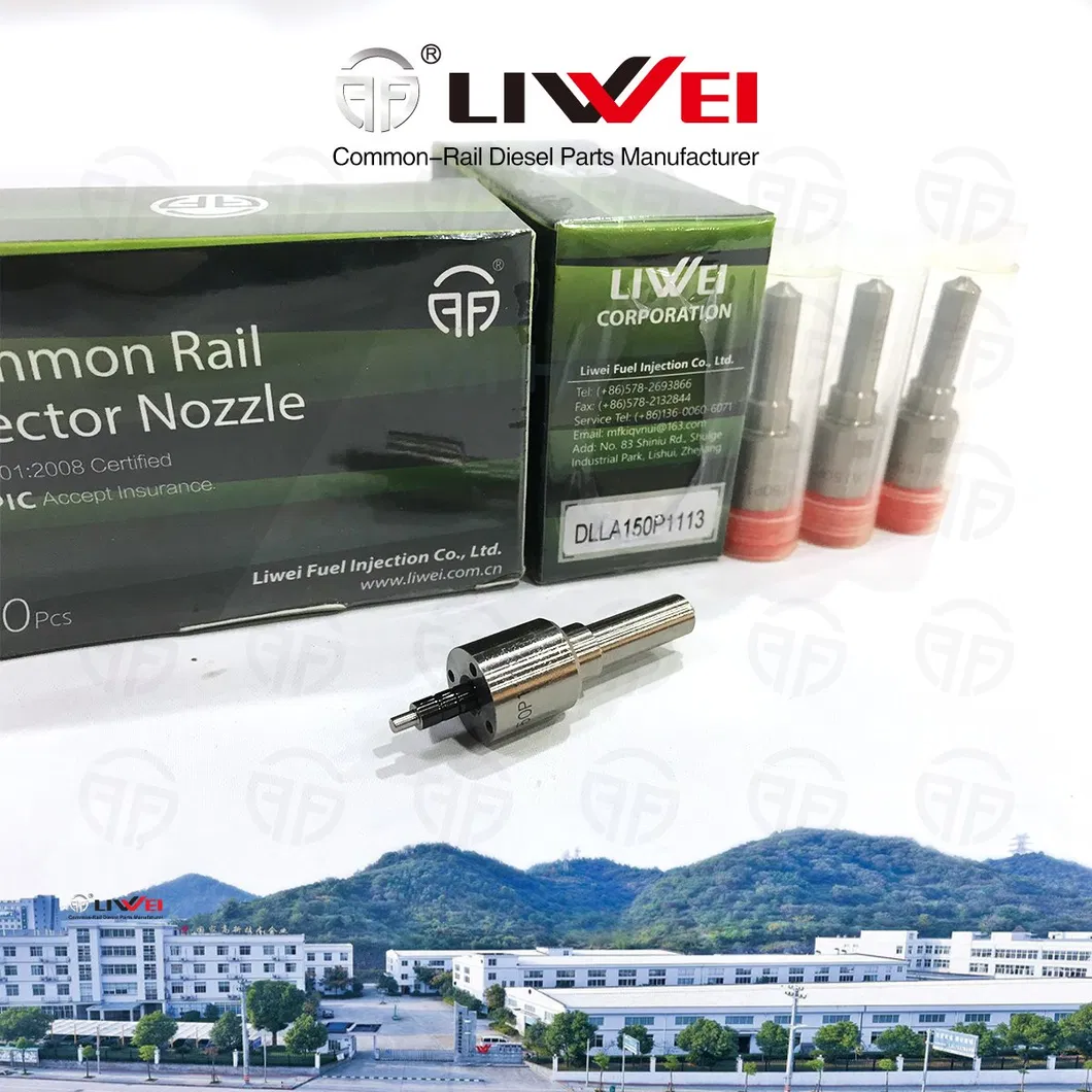 Liwei Brand Common Rail Diesel Nozzle Dlla 150p 1113 for Injector 095000-6800/96901j57453051 for Kubota
