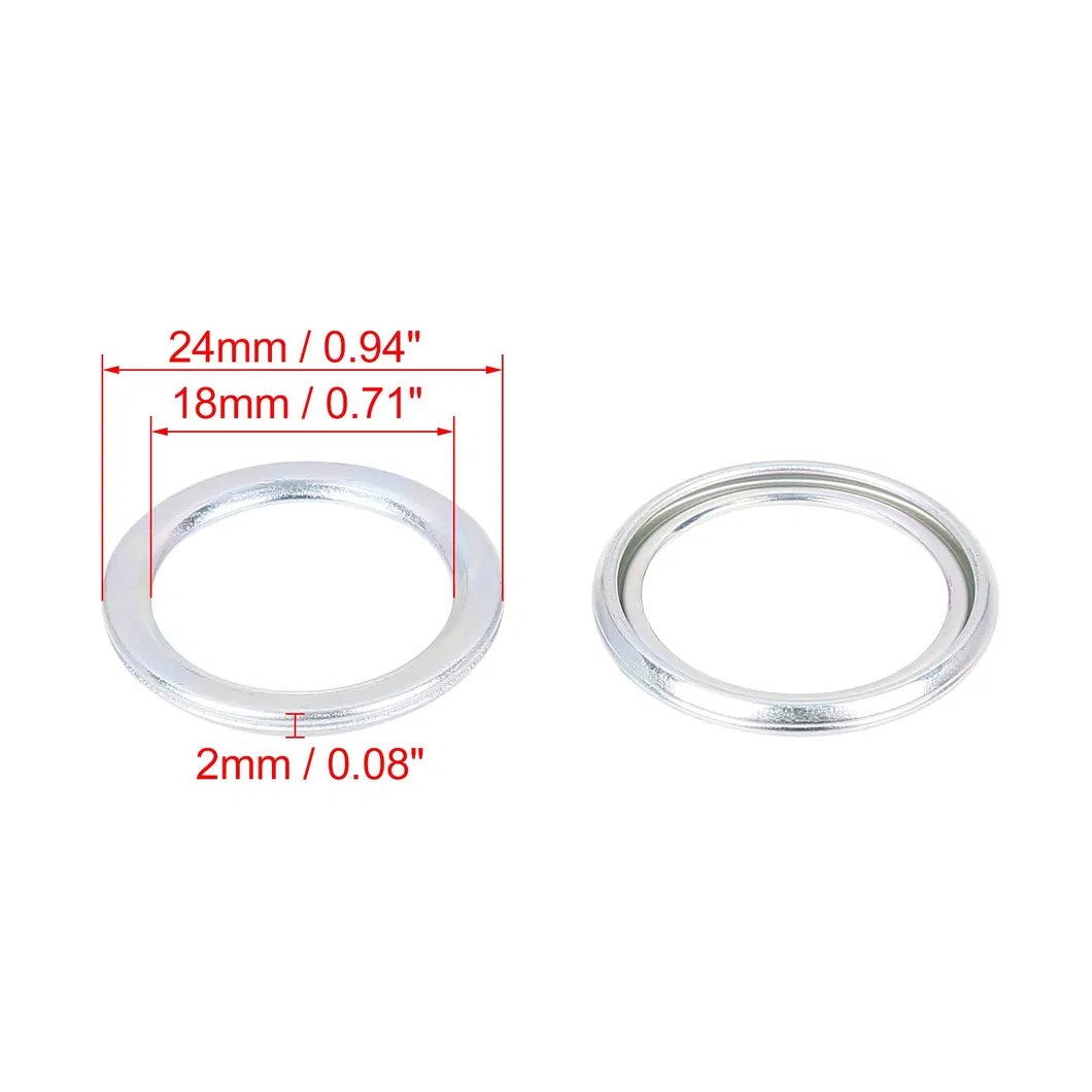 Oil Drain Plug Crush Washers Gaskets Replacement for Lexus Toyota 4runner Tacoma Fj Cruiser Land Cruiser RAV4 Sequoia Sienna, Replaces # 12157-10010