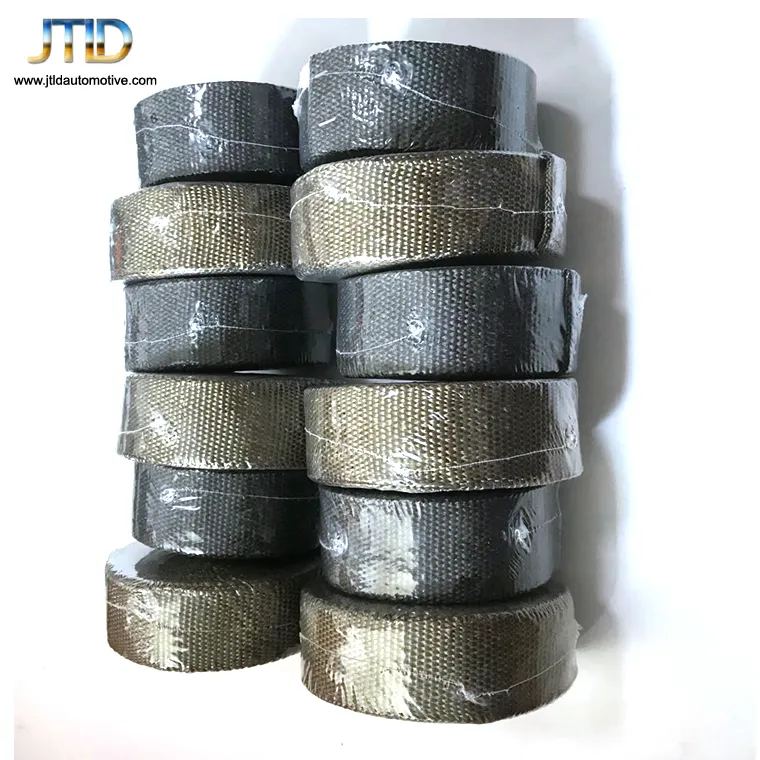 Other Engine Part 2 Inch Wide Titanium Black or Gold Exhaust Wrap Roll