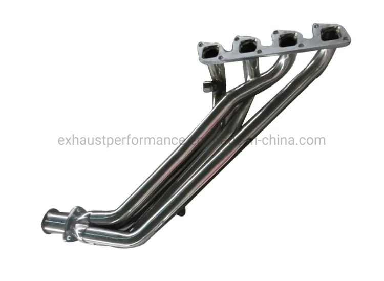 Polished Stainless Steel Exhaust Header for Nissan 240sx Ka24de S13