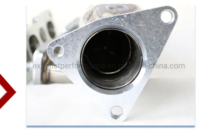 Polished Stainless Steel Exhaust Header for Nissan 240sx Ka24de S13