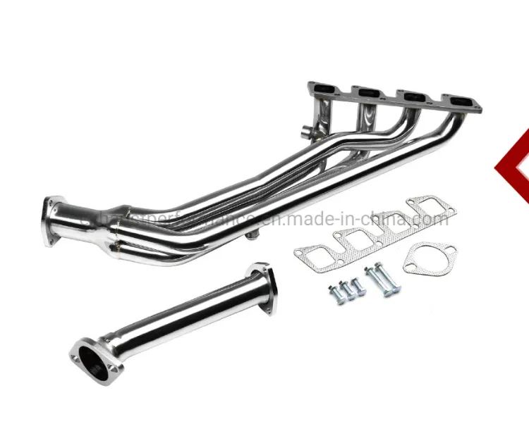 Polished Stainless Steel Exhaust Header for Nissan 240sx Ka24de S13