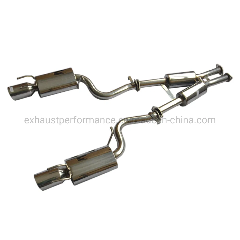 Turbo Dual Muffler Stainless Steel Exhaust System for Nissan