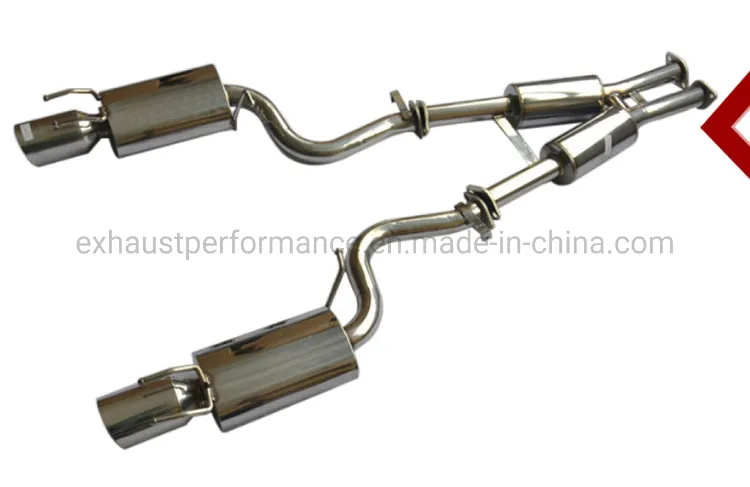 Turbo Dual Muffler Stainless Steel Exhaust System for Nissan