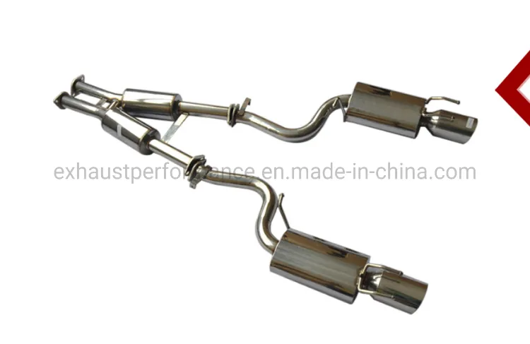 Turbocharged Dual Muffler Stainless Steel Exhaust System for Nissan