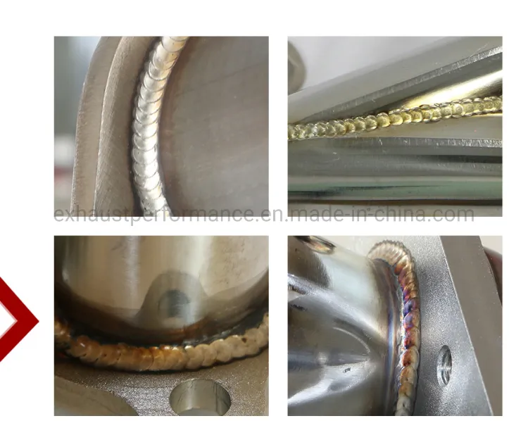 Turbocharged Dual Muffler Stainless Steel Exhaust System for Nissan