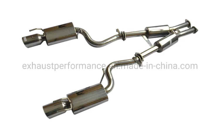 Turbocharged Dual Muffler Stainless Steel Exhaust System for Nissan