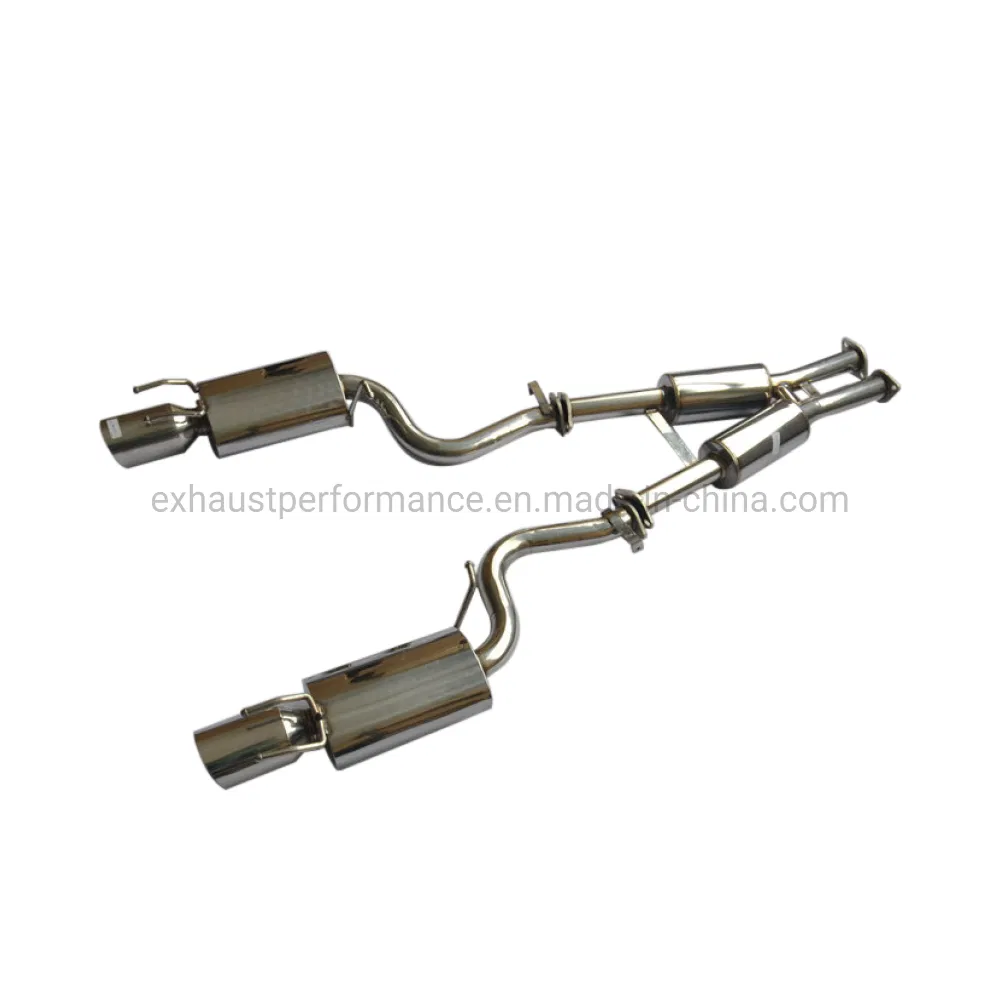 Turbocharged Dual Muffler Stainless Steel Exhaust System for Nissan